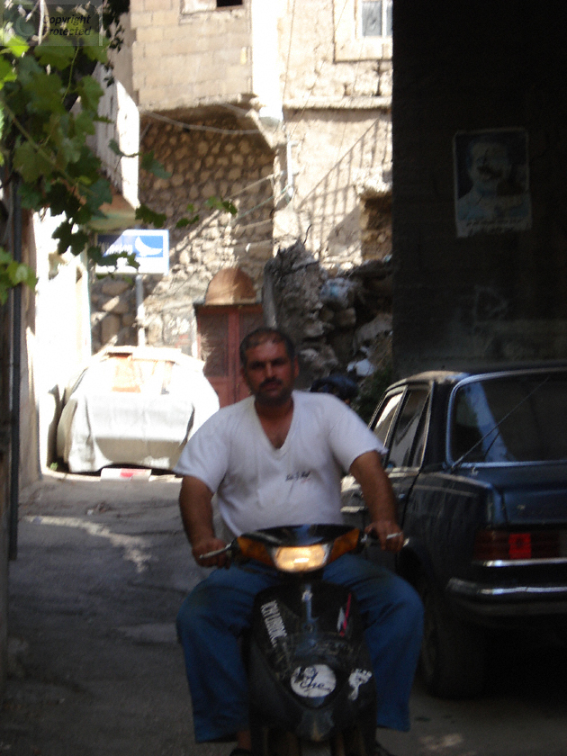 A Street near the Roman Ruins in Baalbek